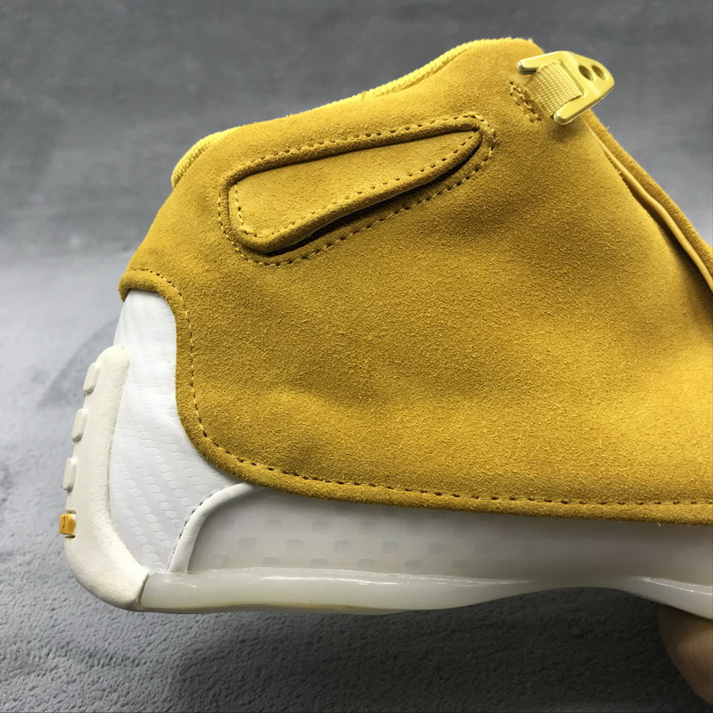 Authentic Air Jordan 18 Yellow Suede